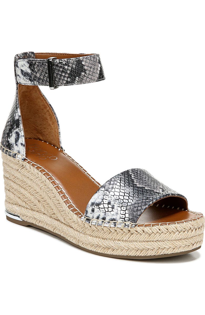 Franco Sarto Clemens Espadrille Wedge Sandal, Main, color,