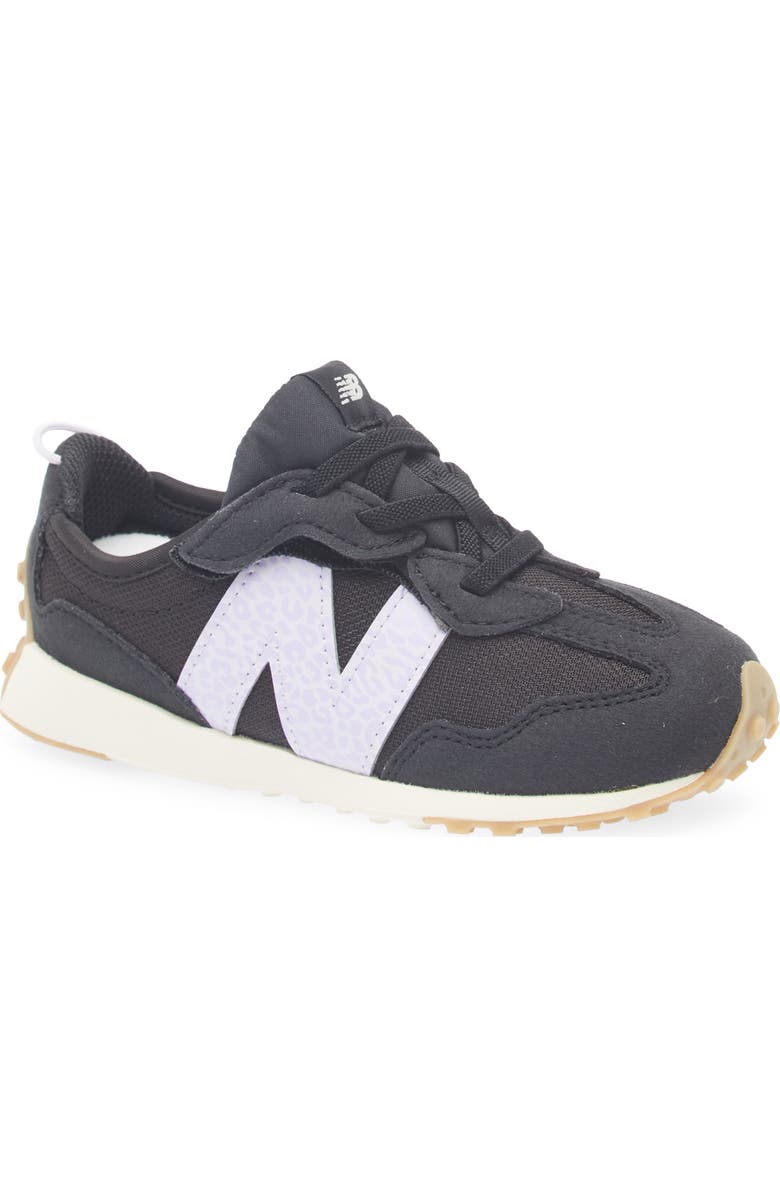 New Balance Kids' 327 Sneaker, Main, color, Black/ Bright Lavender
