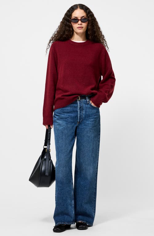 French Connection Emilia Knit Boyfriend Sweater In Red