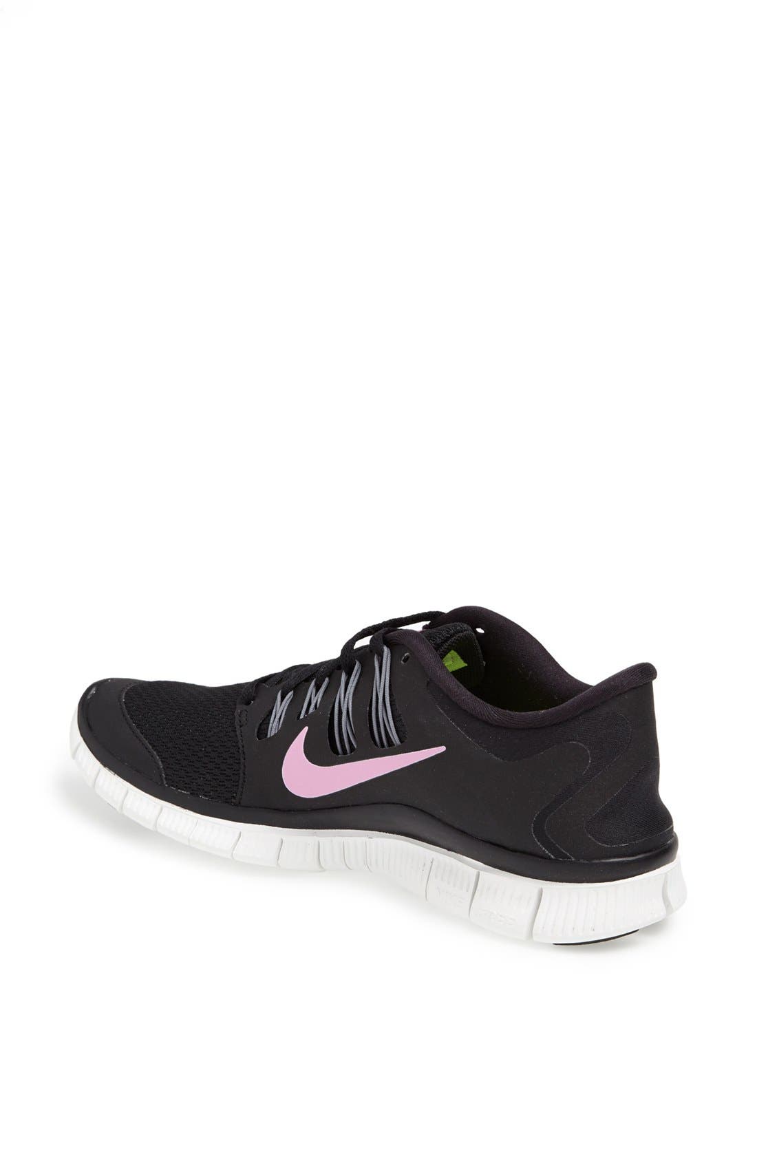 'Free 5.0' Running Shoe, Alternate, color, RED VIOLET/ BLACK