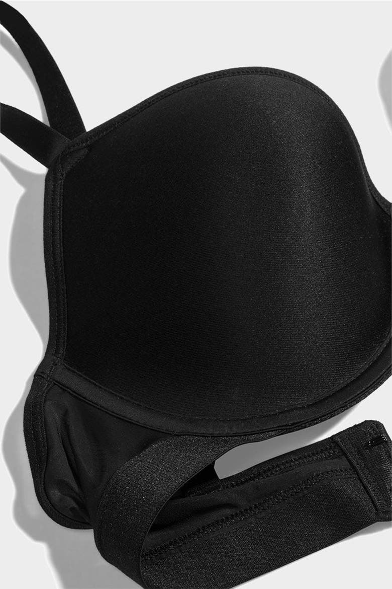 Stealth Mode Demi Bra, Alternate, color, Black