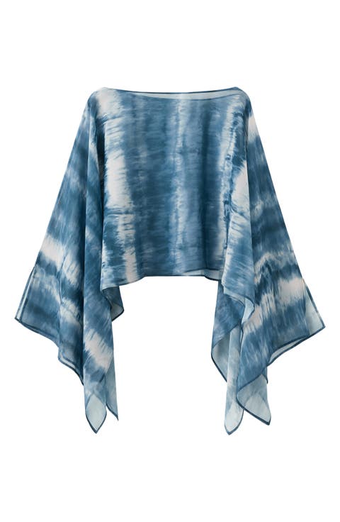 Tie Dye Cape Top
