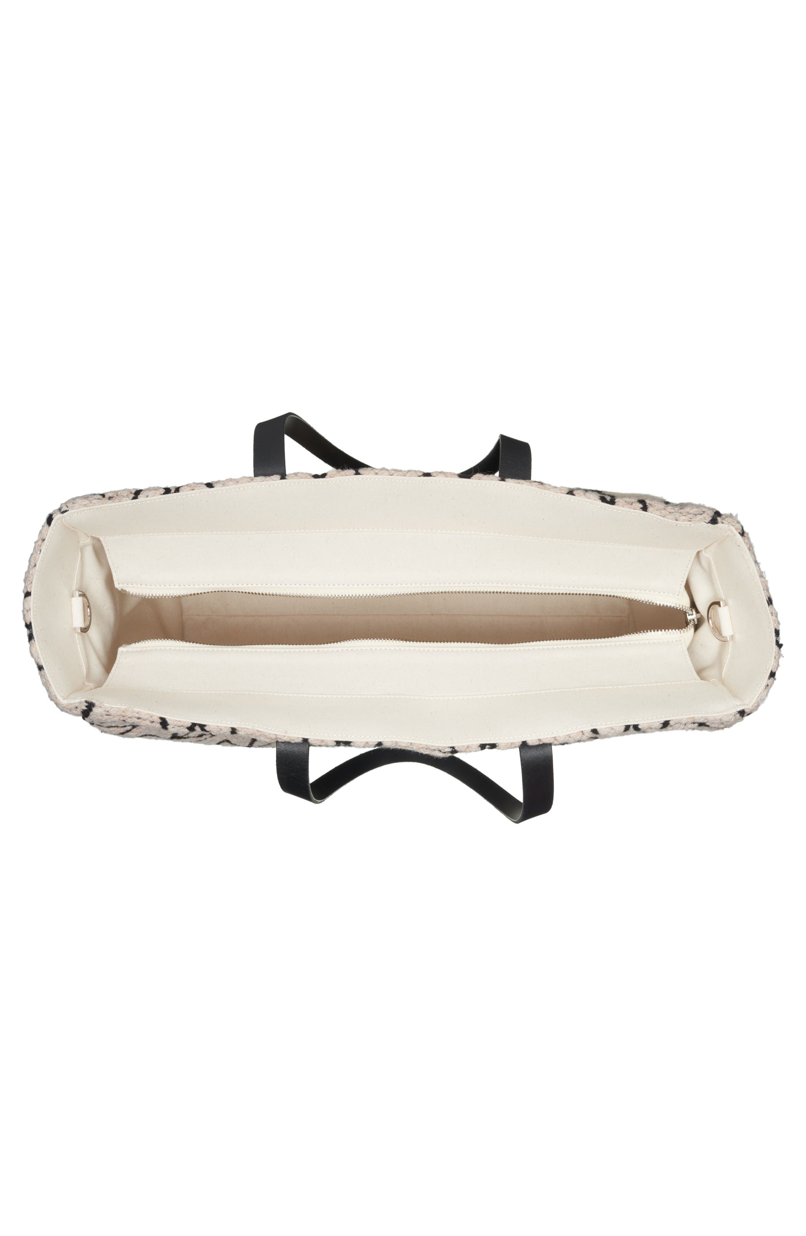 Golden Goose California East/West Wool Blend Knit Tote, Alternate, color, 