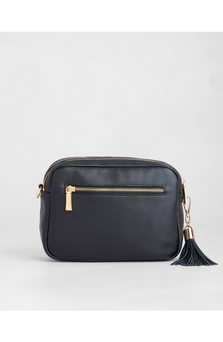 Pom Pom London City Duo Crossbody Bag, Alternate, color, Black