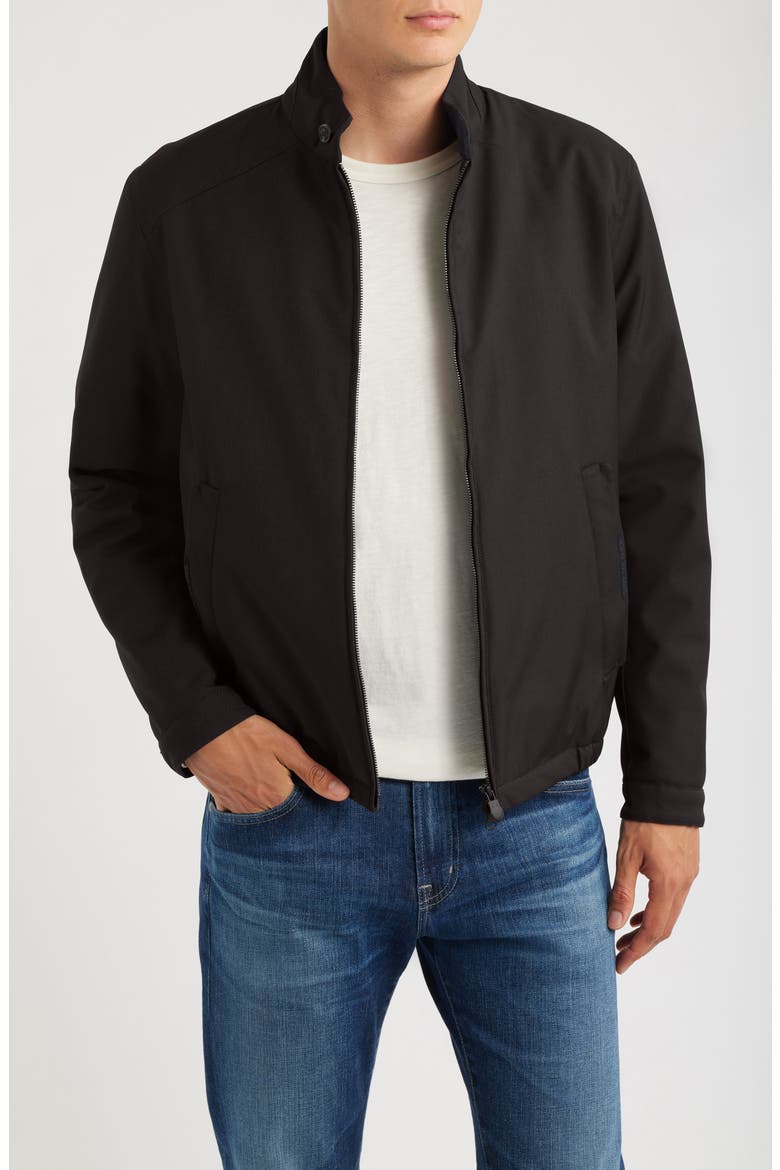 Frederic Water Repellent Jacket, Main, color, BLACK