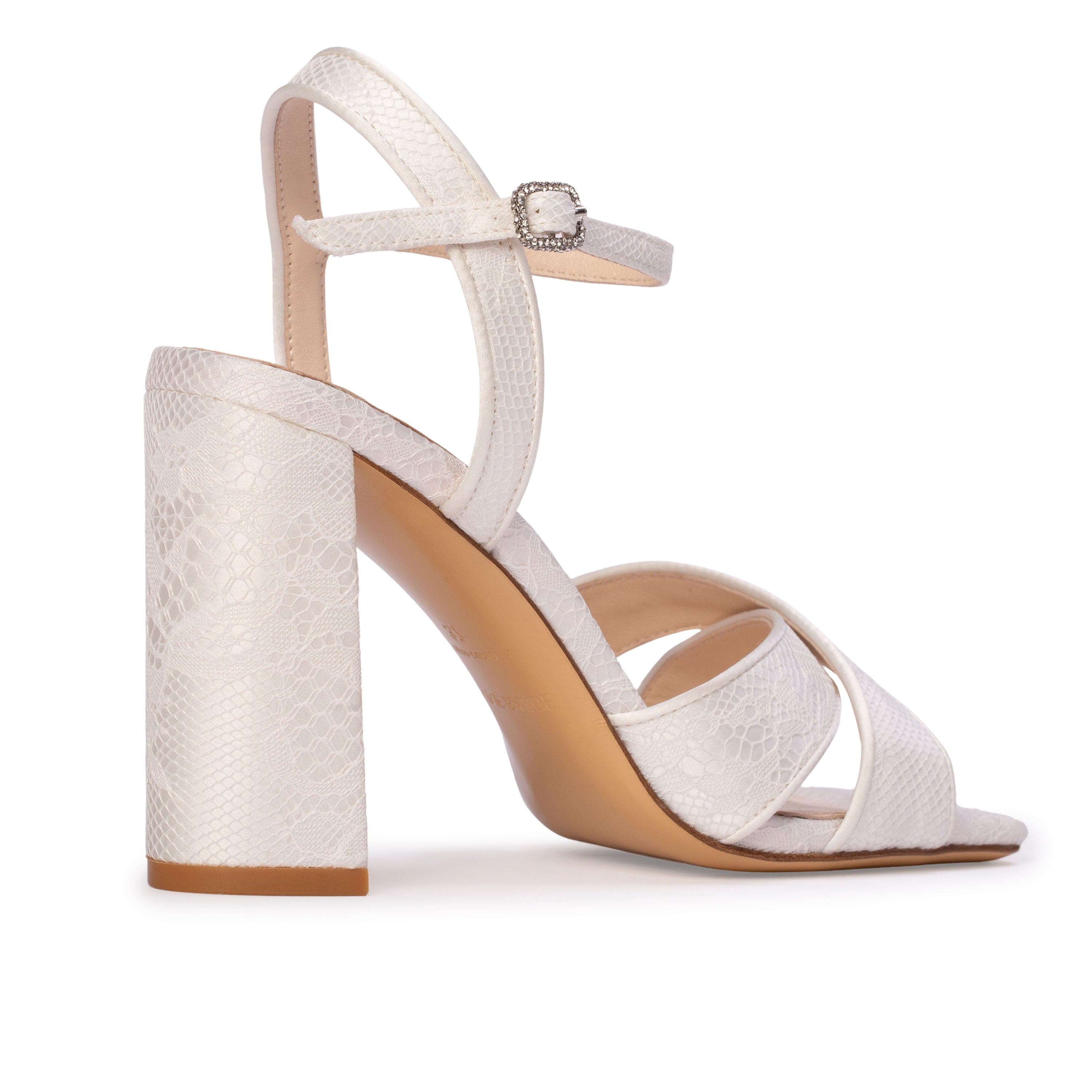 Fete Sandal, Alternate, color, White Lace