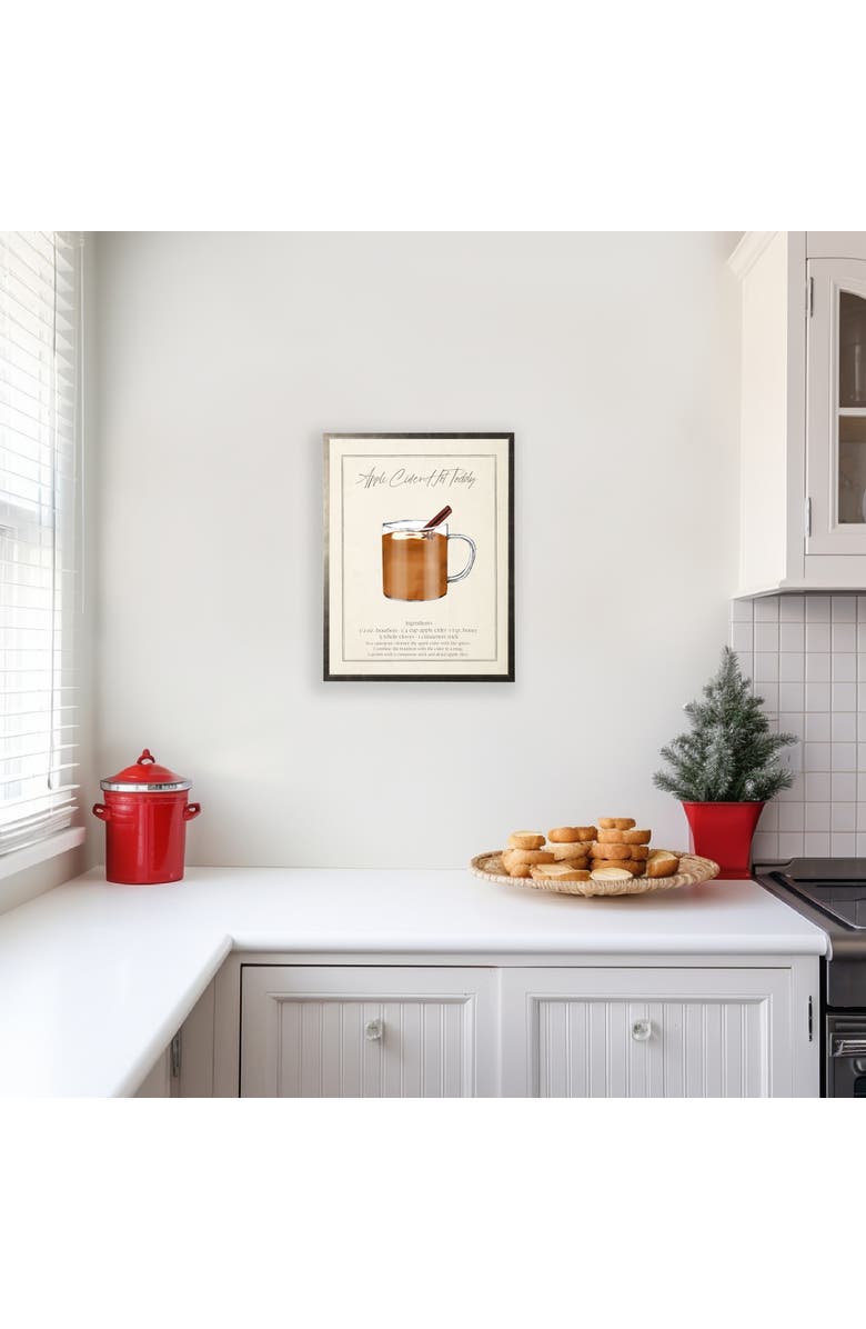 Antique Curiosities Watercolor Apple Cider Hot Toddy Cocktail and Recipe, Alternate, color, Brown