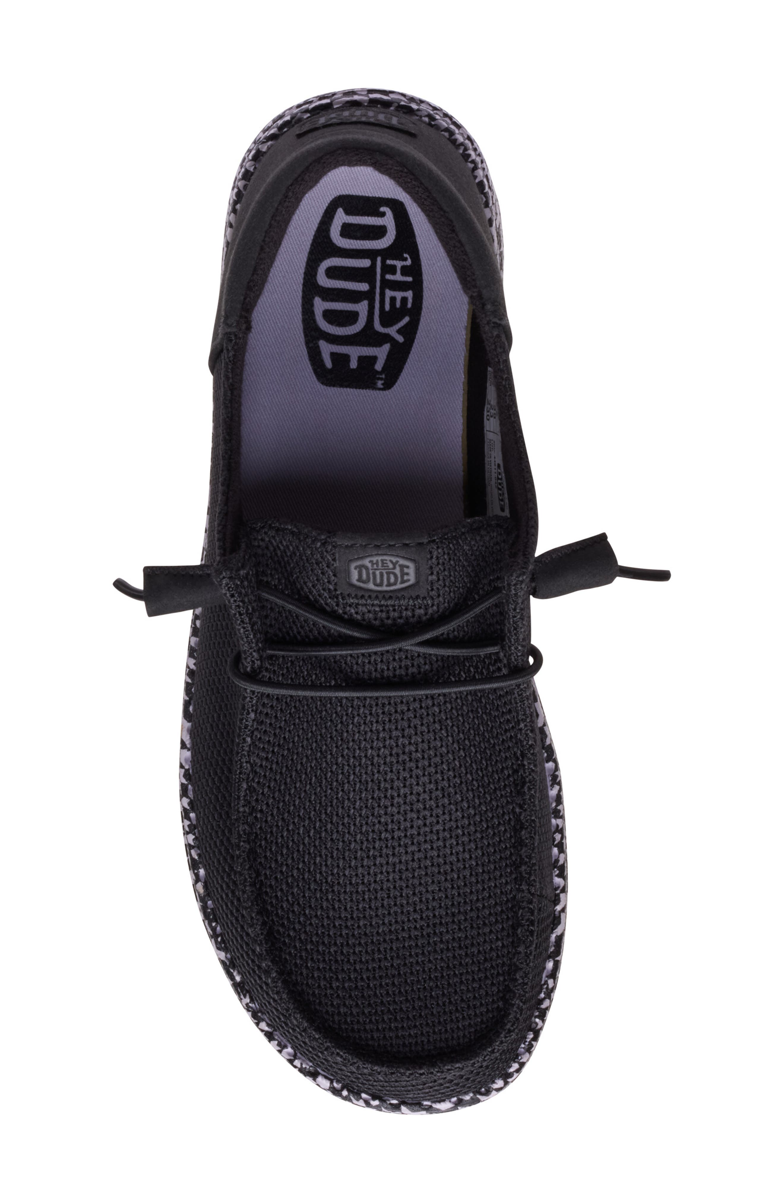 Hey Dude Wendy Funk Warped Geo Sneaker, Alternate, color, Black