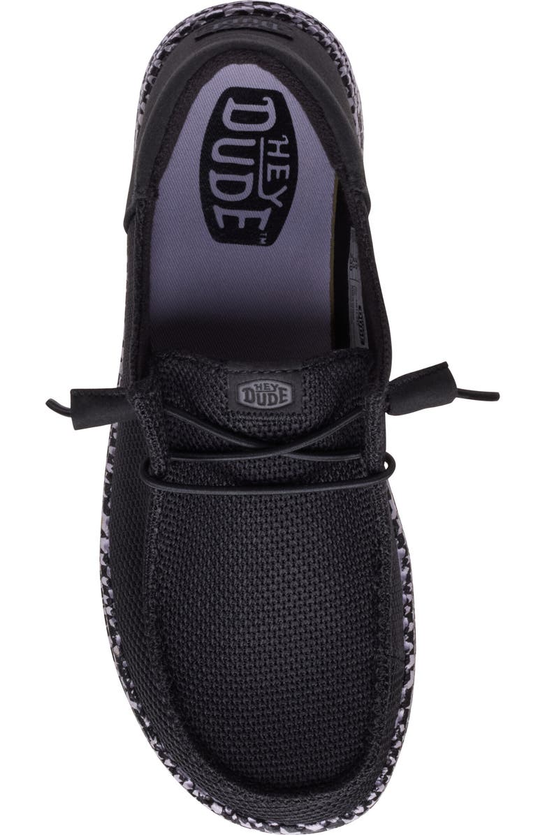 Hey Dude Wendy Funk Warped Geo Sneaker, Alternate, color, Black