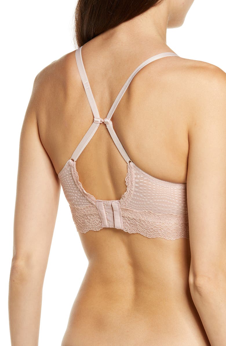 Natori Beyond Convertible Wireless Bra, Alternate, color, Rose/ Pearl
