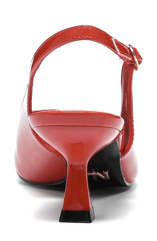 Ninety Union Lana Slingback Kitten Heel Pump In Red