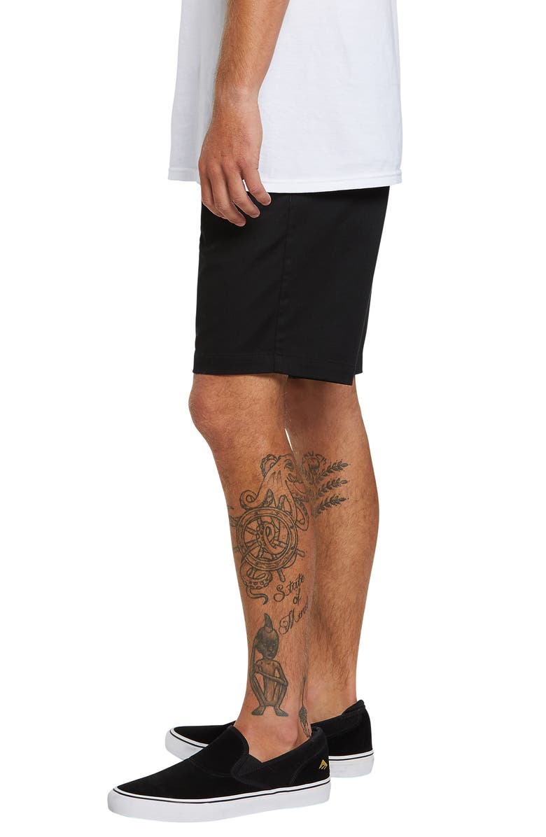 Volcom Frickin' Elastic Waist Shorts, Alternate, color,