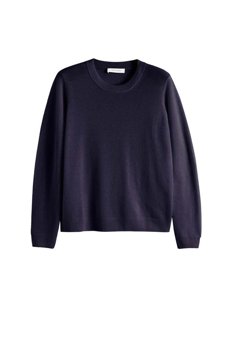 Air Cashmere Sweater, Alternate, color, Navy
