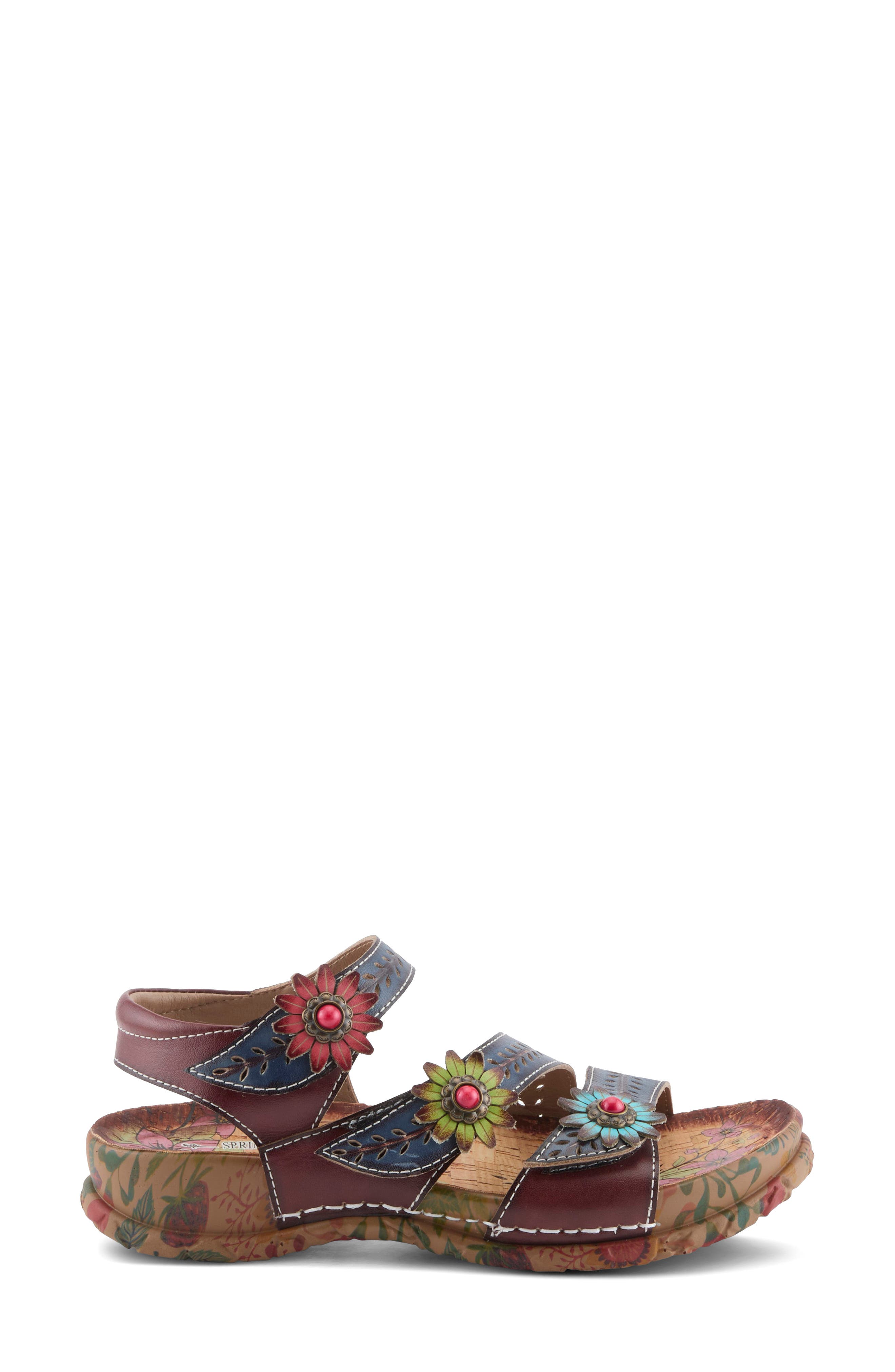 A New Trio Sandal, Alternate, color, NAVY MULTI