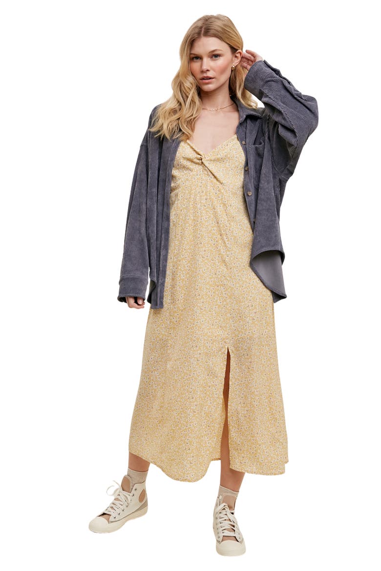 Oversize Corduroy Shacket, Alternate, color, MEDIUM GREY