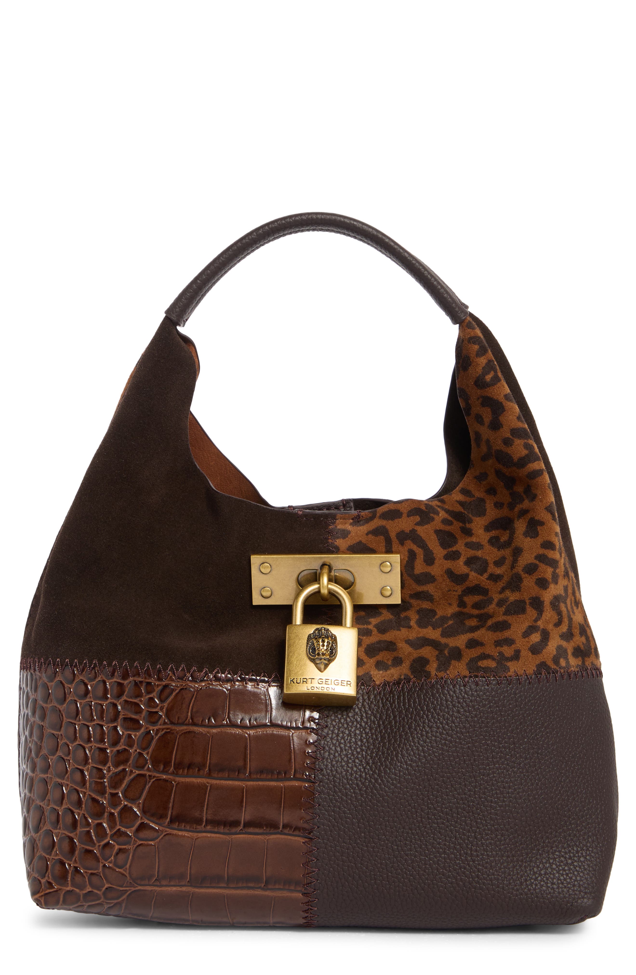 Mini Brixton Slouch Leather Hobo, Alternate, color, OPEN BROWN
