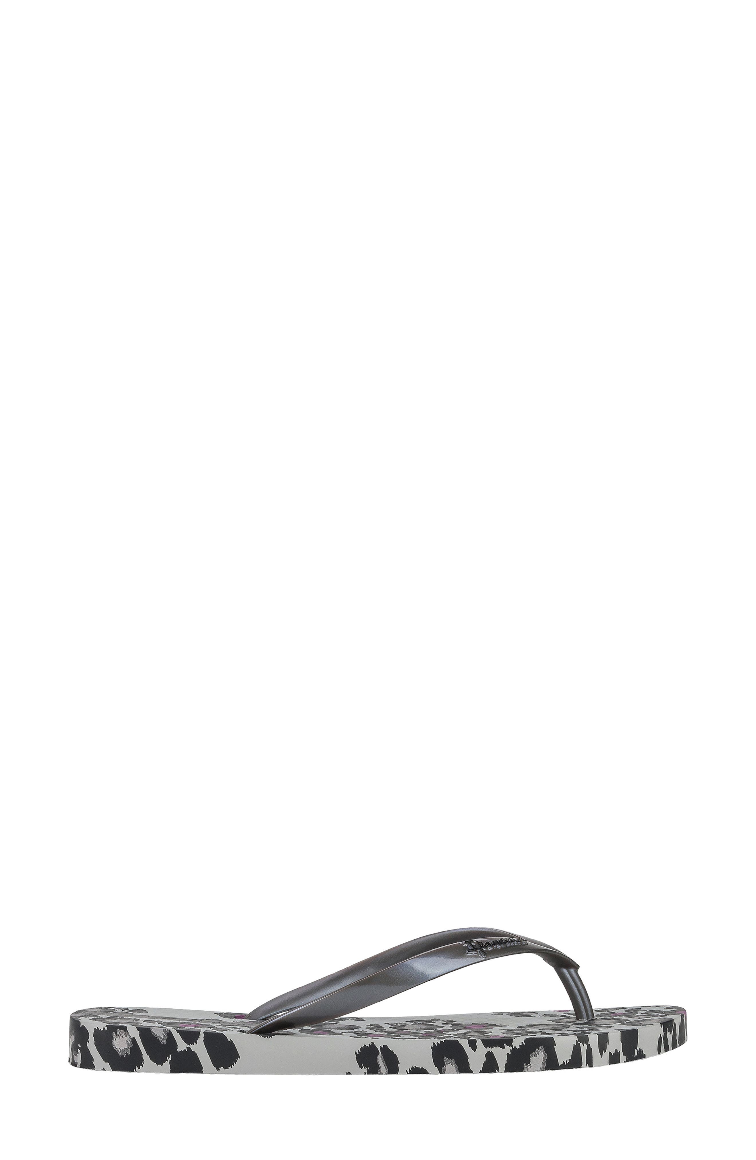 Ipanema Animale Print III Flip Flop, Alternate, color, 