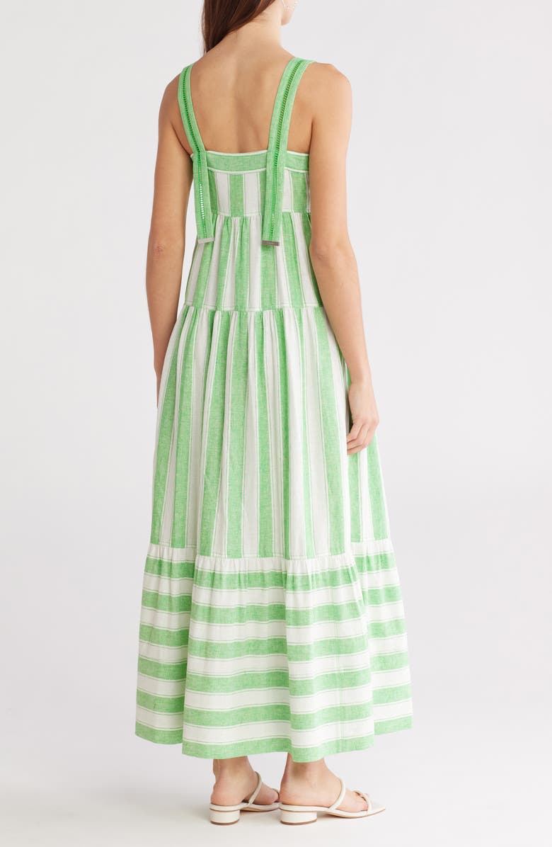 Simkhai Bora Stripe Maxi Dress, Alternate, color, Parakeet Stripe