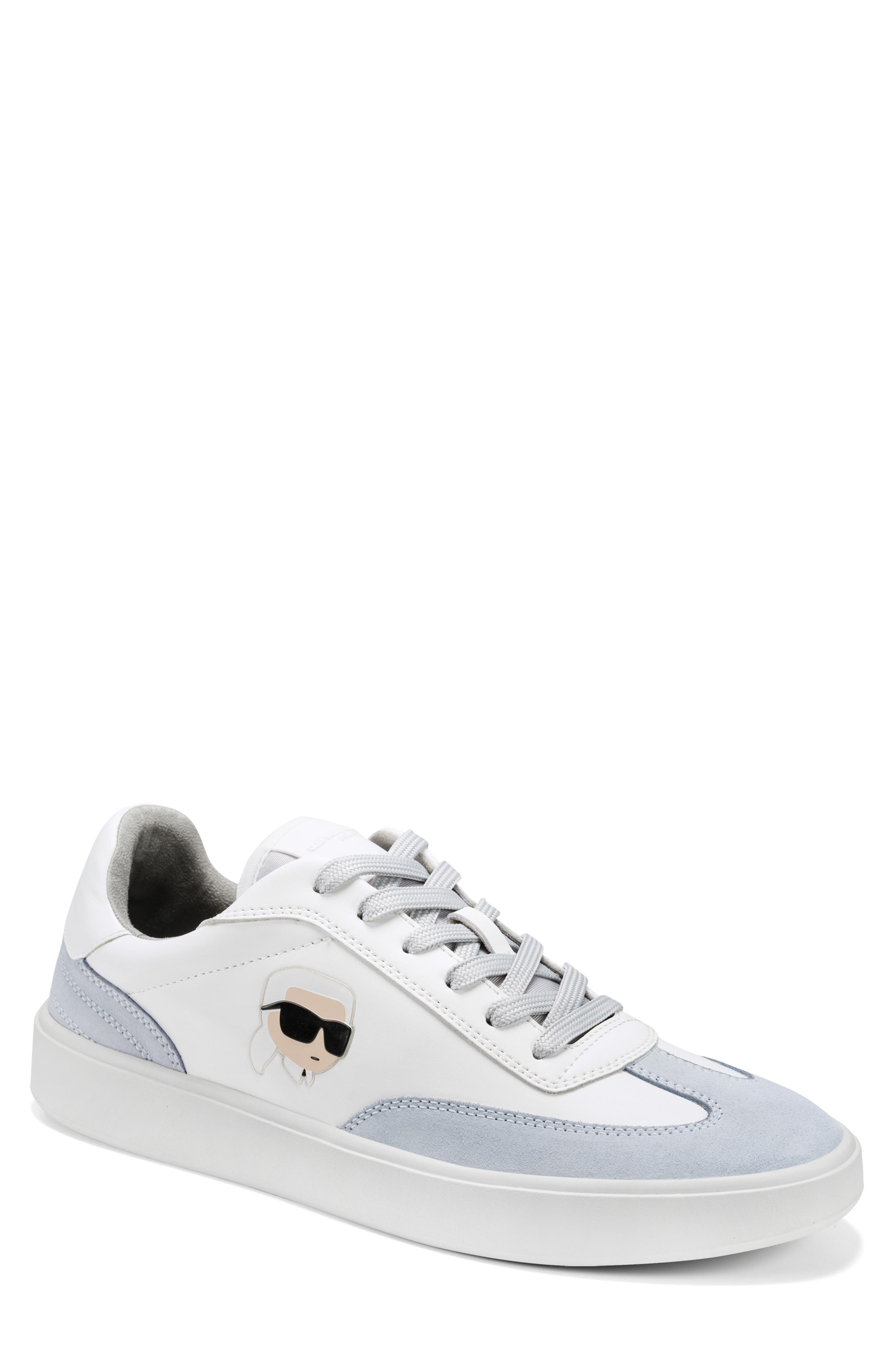 KARL LAGERFELD PARIS Philippe Mixed Media Sneaker