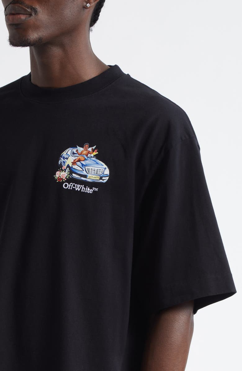 Off-White Fresco Arrow Skate Embroidered Graphic T-Shirt, Alternate, color, 