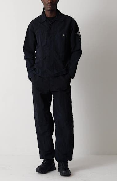 Stone Island Compass Logo Patch Shirt Jacket | Nordstrom