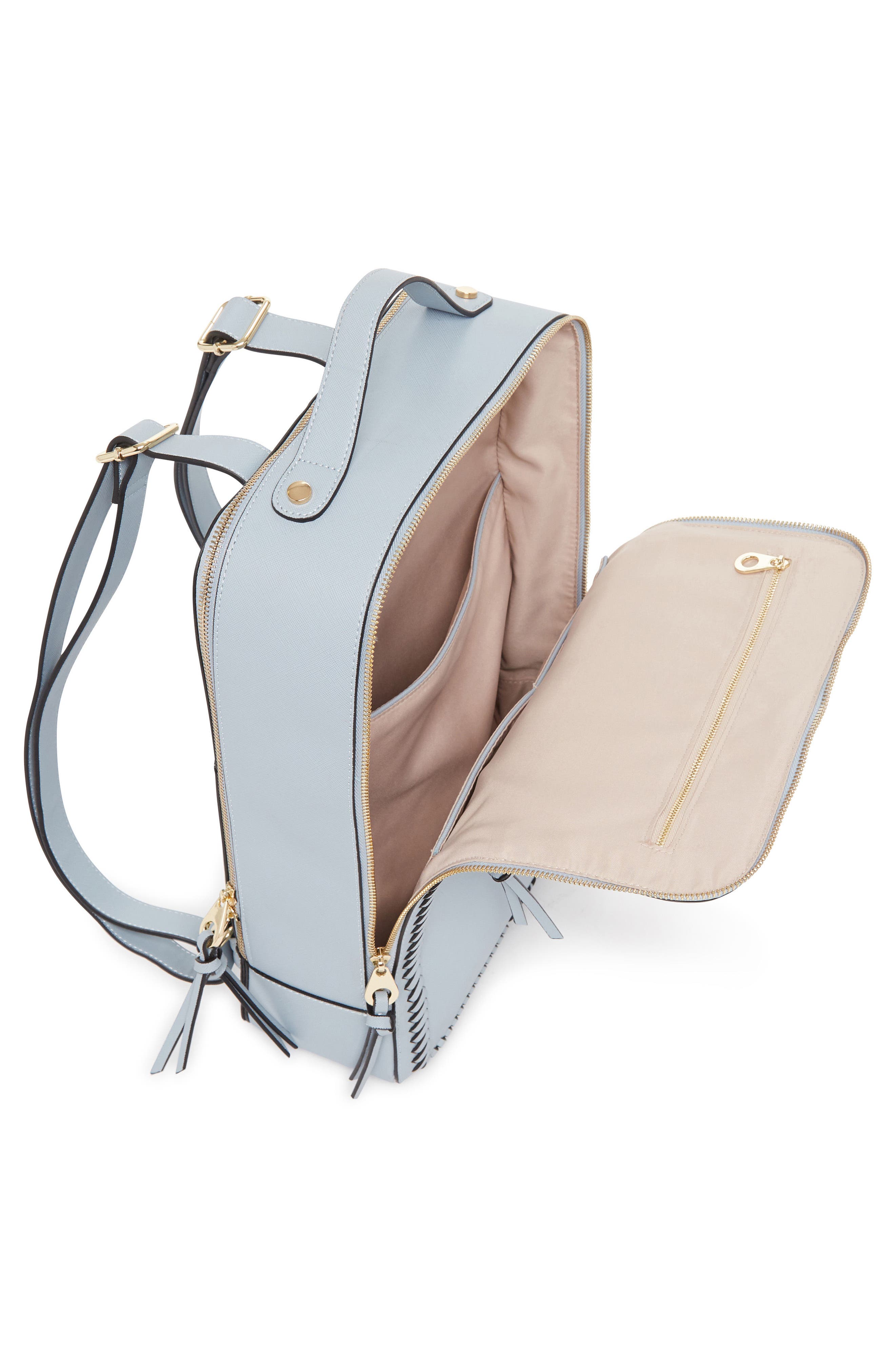 CALPAK Kaya Faux Leather Laptop Backpack, Alternate, color, 