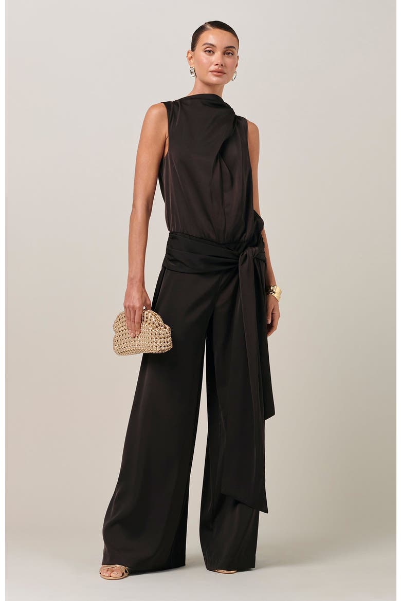 Elliana Jumpsuit, Alternate, color, Chocolate