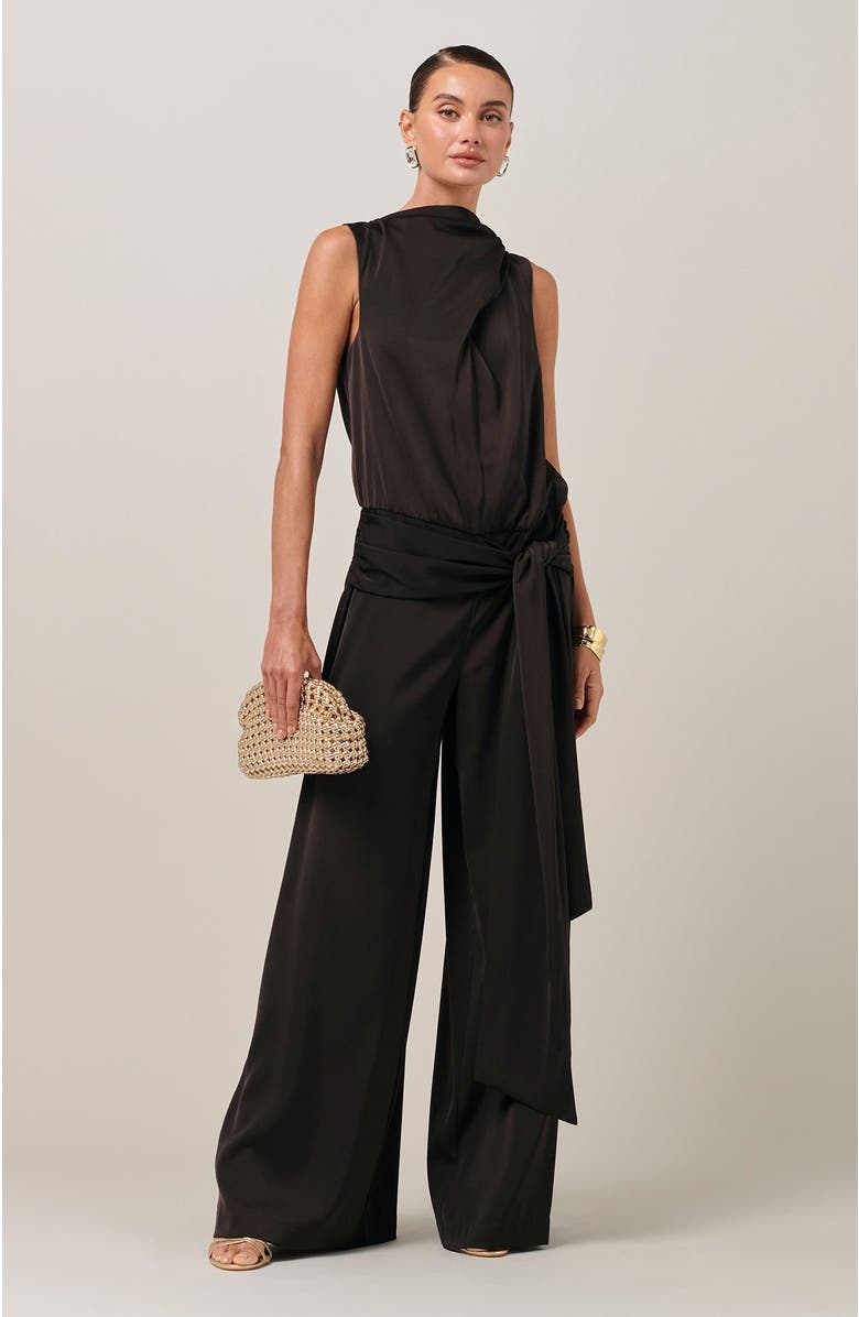 SAVEL Elliana Jumpsuit, Alternate, color, Chocolate
