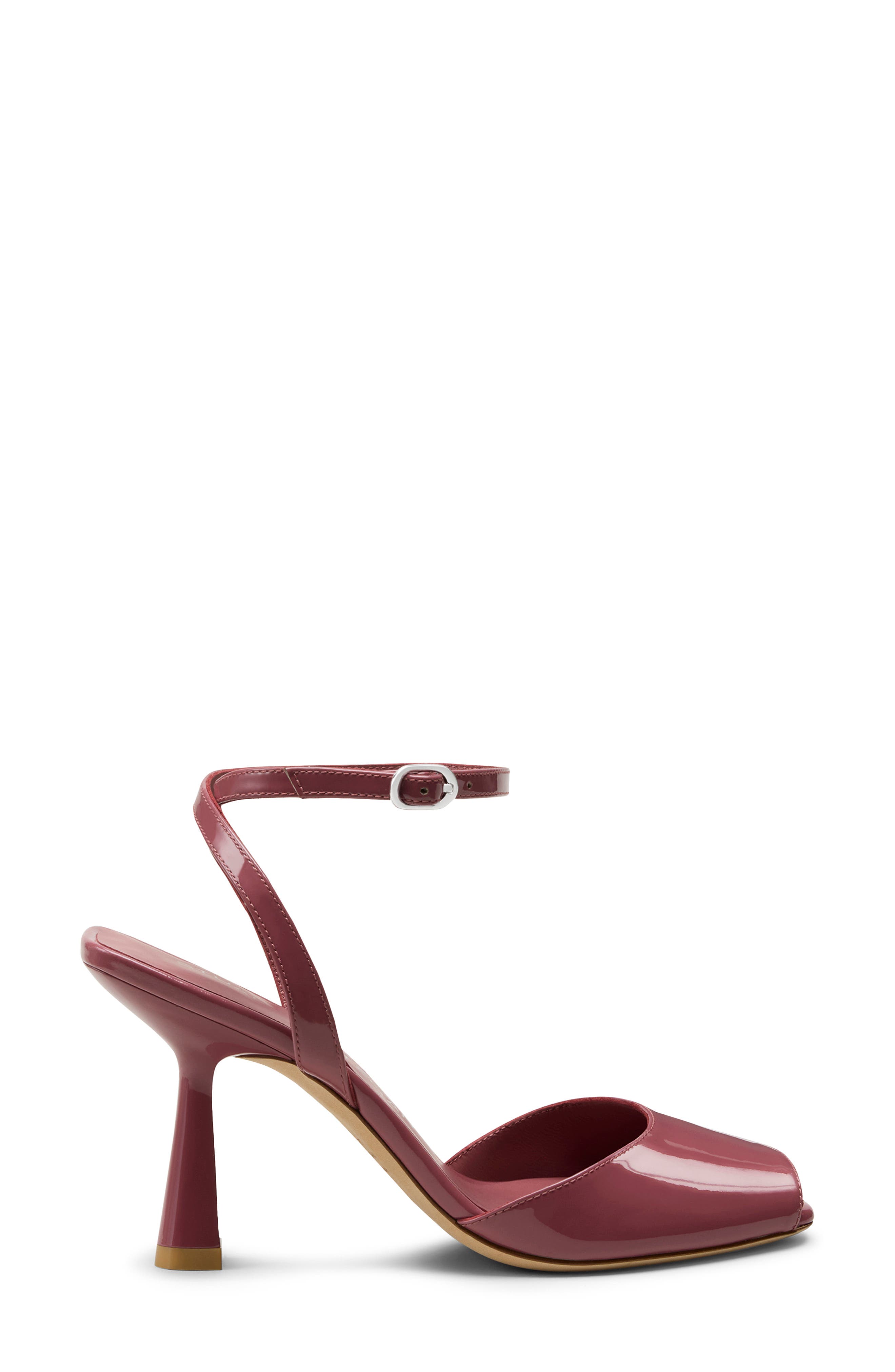 Val Ankle Strap Sandal, Alternate, color, DUSTY BRRY