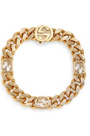 Gucci Interlocking-G Gourmette Bracelet