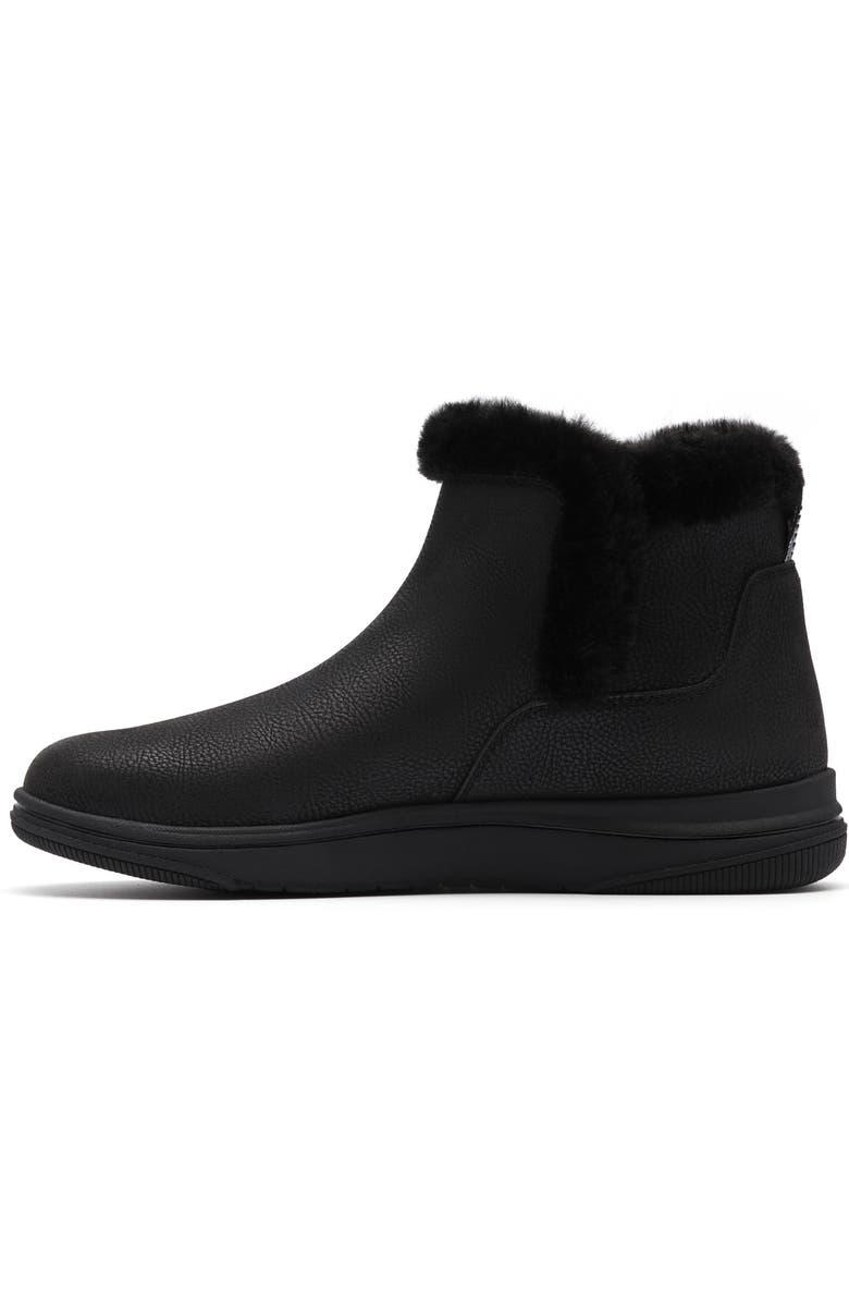 Clarks<sup>®</sup> Breeze Faux Fur Lined Boot - Wide Width Available, Alternate, color, Black Combi