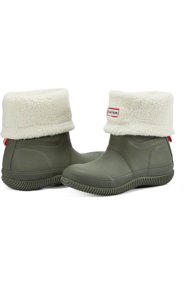 Hunter Thunor Indoor/Outdoor Insulated Roll Top Waterproof Snow Boot, Alternate, color, Galloway Green