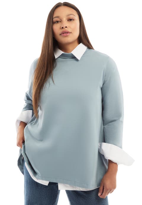 One+Only Mock-Neck Tunic (Plus Available)