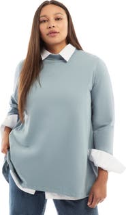 June + Vie One+Only Mock-Neck Tunic