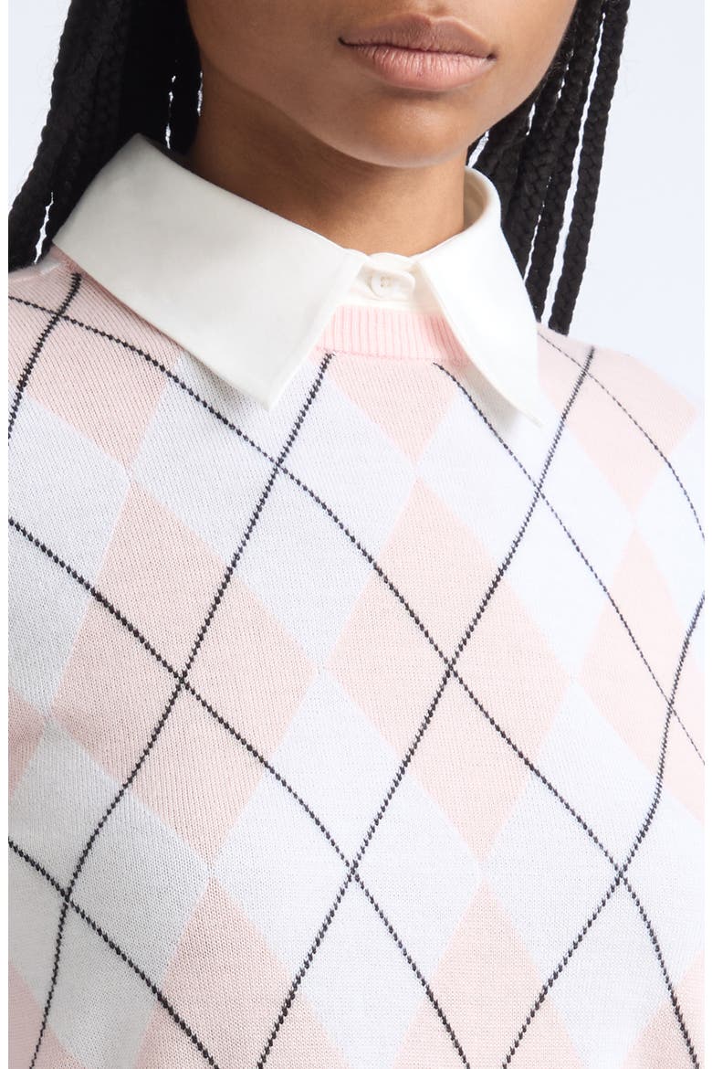 Carolann Argyle Sweater, Alternate, color, BLUSH MULTI