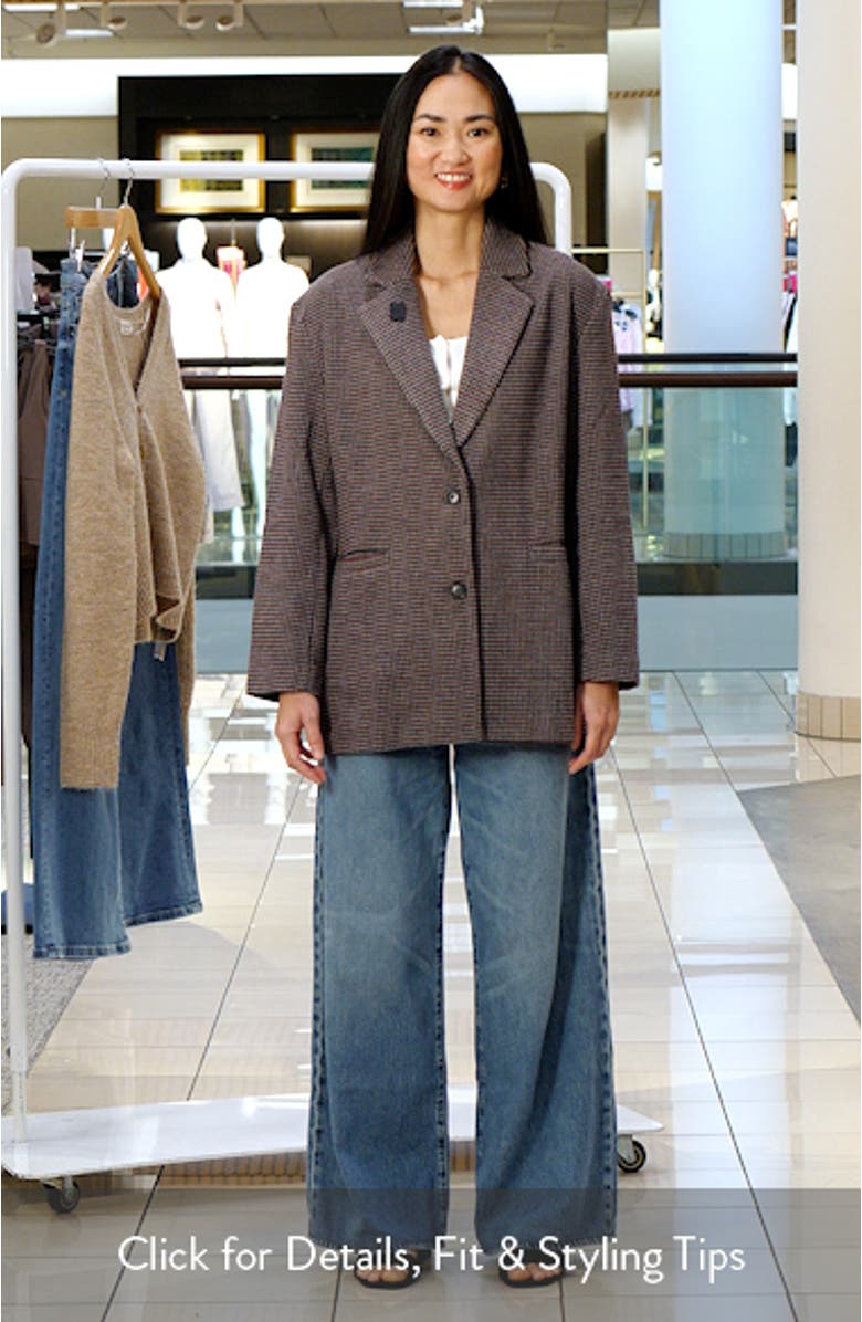 Houndstooth Check Blazer, sales video thumbnail