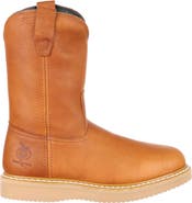 Georgia Boot Wedge Steel Toe Pull On Work Boot