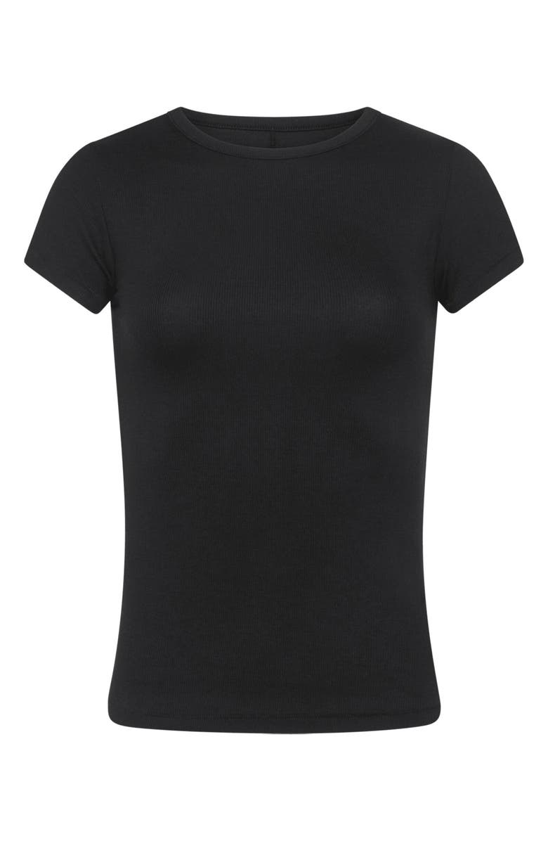 nuuds Slinky Rib Crewneck T-Shirt, Alternate, color, 