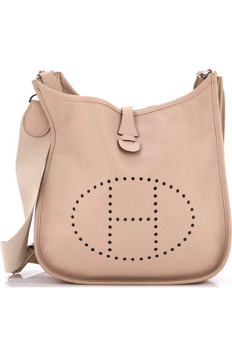 Pre-Owned Hermes Evelyne Bag Gen III Epsom PM, Main, color, Trench