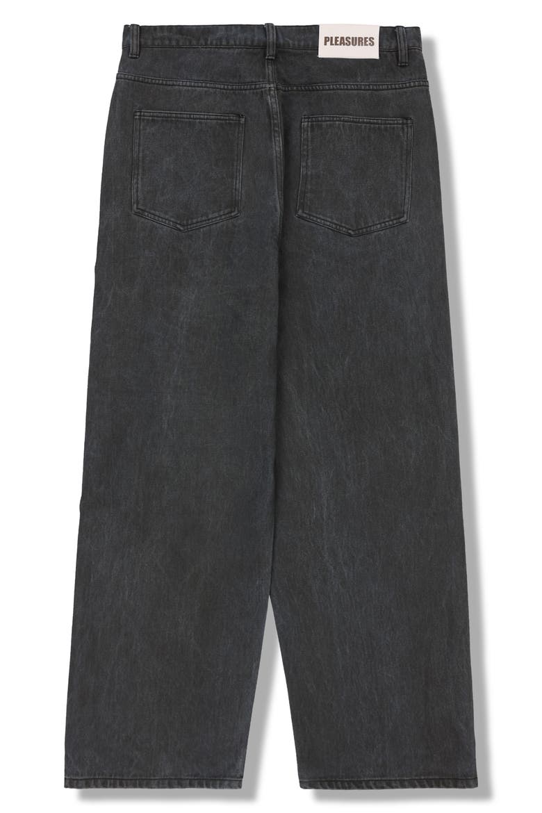 Spray Formula Baggy Jeans, Alternate, color, BLACK