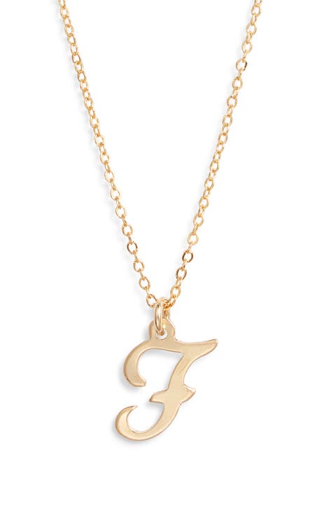 Gianna Initial Pendant Necklace