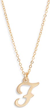 Set & Stones Gianna Initial Pendant Necklace