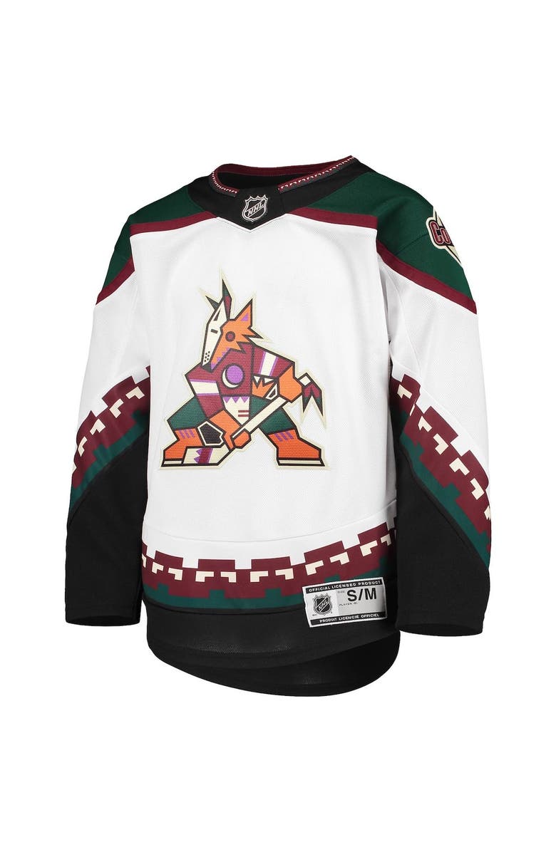 Outerstuff Youth White Arizona Coyotes Away Premier Team Jersey, Alternate, color, 