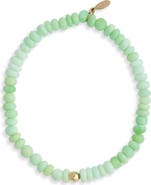 Anzie Beaded Green Opal Stretch Bracelet