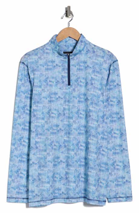 Bugatchi Quarter Zip Performance Pullover
