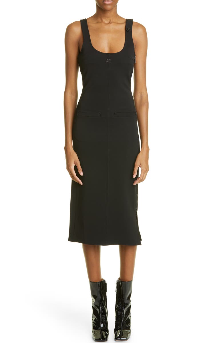 Courrèges Jersey Body-Con Dress, Main, color, 