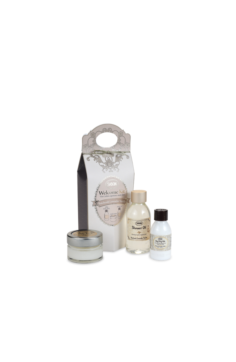 SABON Discovery Body Ritual Kit Delicate Jasmine, Main, color, Patchouli Lavender Vanilla Old