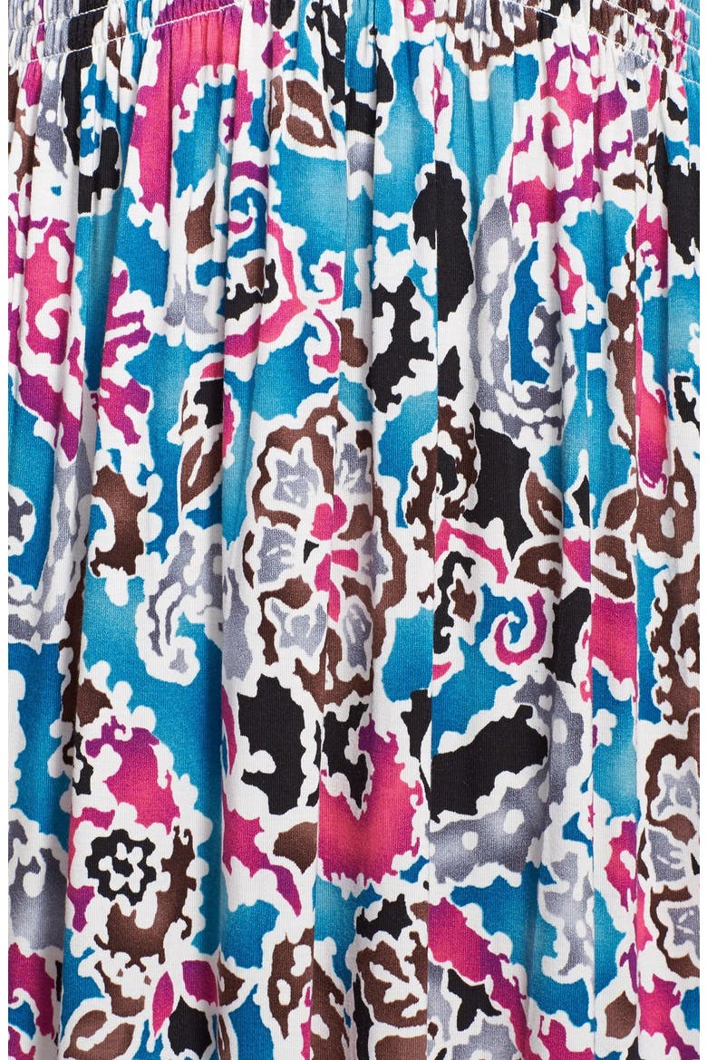 Printed Maxi Dress (Nordstrom Exclusive), Alternate, color, BLUE MULTI
