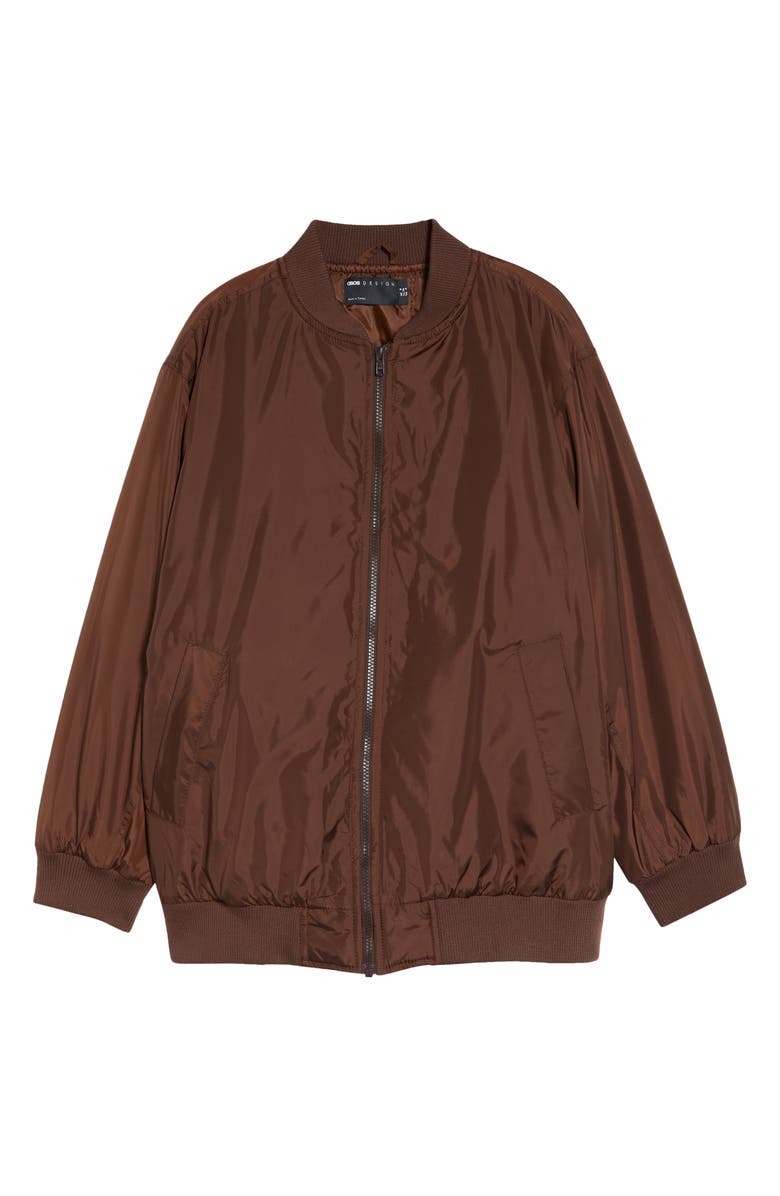 ASOS DESIGN Relaxed Bomber Jacket, Alternate, color,