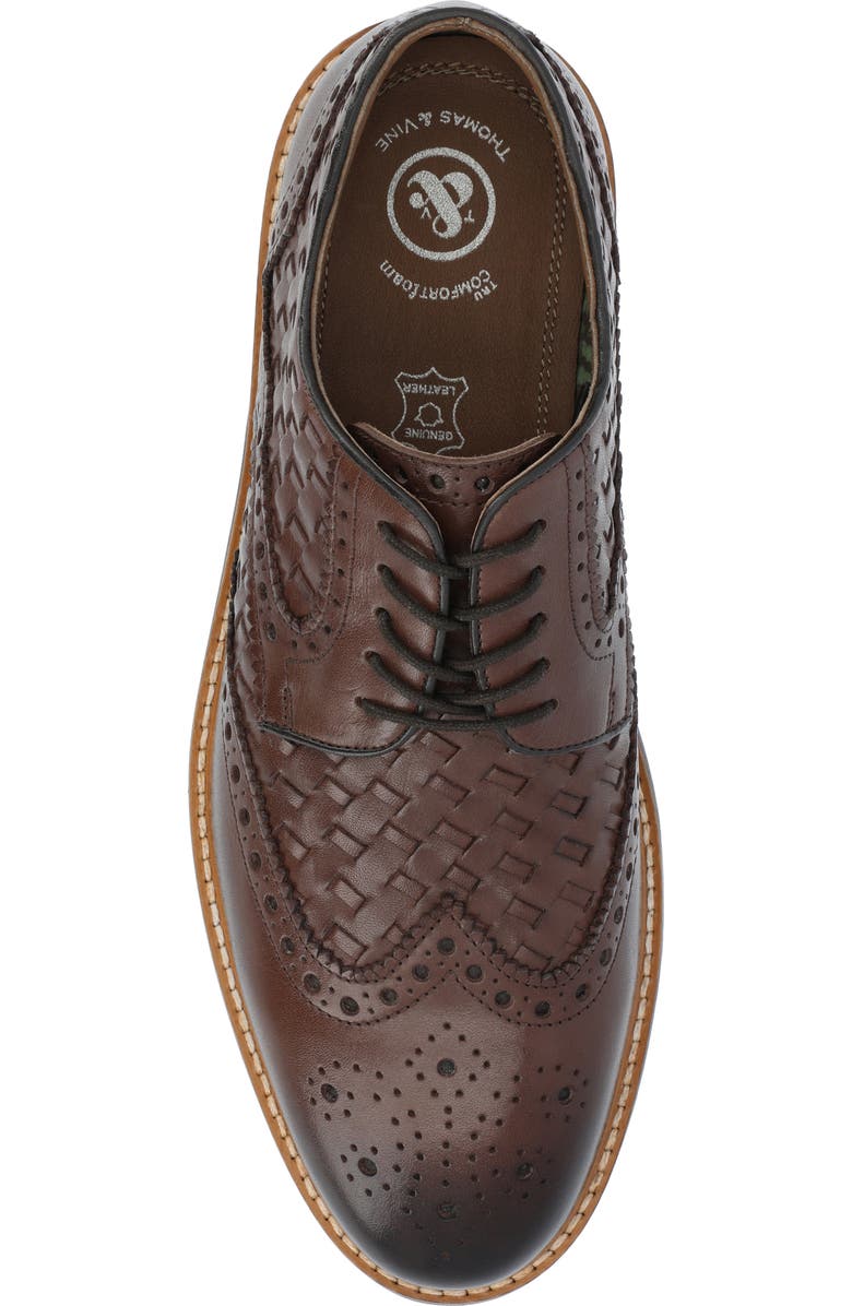 Thomas & Vine Radcliff Wingtip Derby - Wide Width, Alternate, color, Cognac